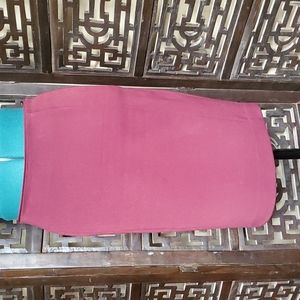 H&M size 8 maroon pencil skirt